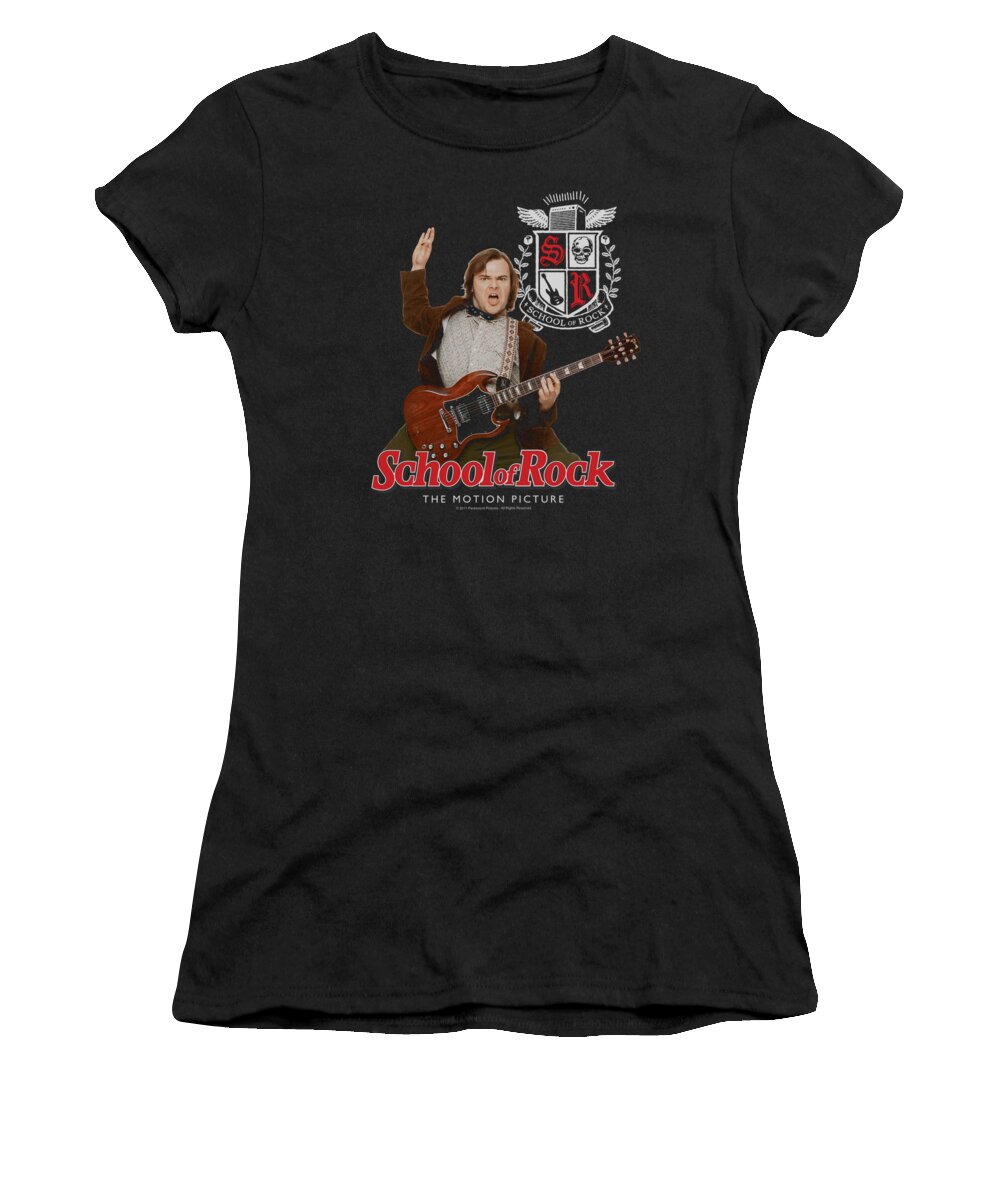 Celebrity Women's T-Shirt featuring the digital art School Of Rock - The Teacher Is In by Brand A