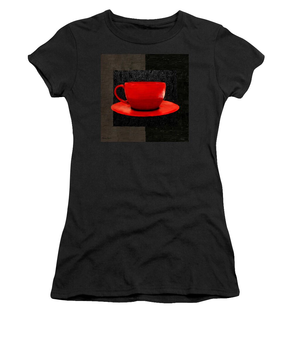 Coffee Women's T-Shirt featuring the digital art Sensuality by Lourry Legarde