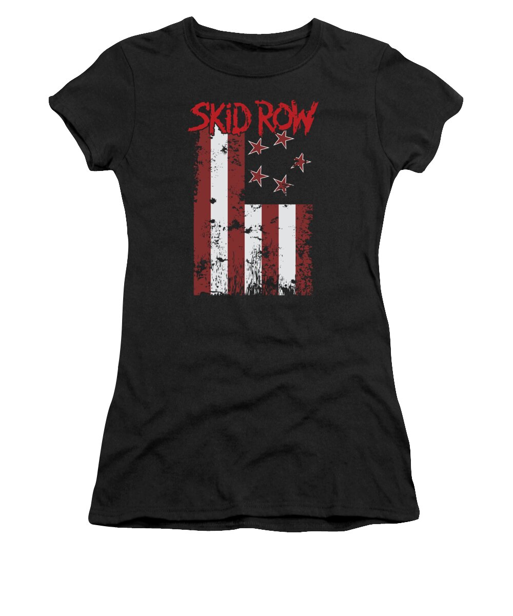 Music Women's T-Shirt featuring the digital art Skid Row - Flagged by Brand A