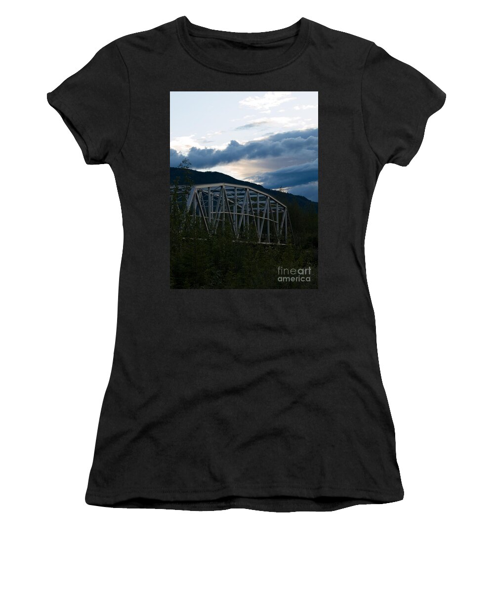 Bridge Women's T-Shirt featuring the photograph Sky Bridge by Tara Lynn