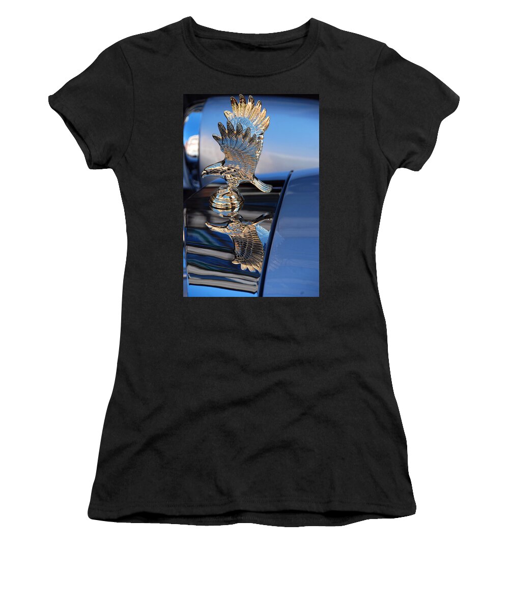 Automotive Bling Women's T-Shirt featuring the photograph Soar with the Eagles.... by John Schneider
