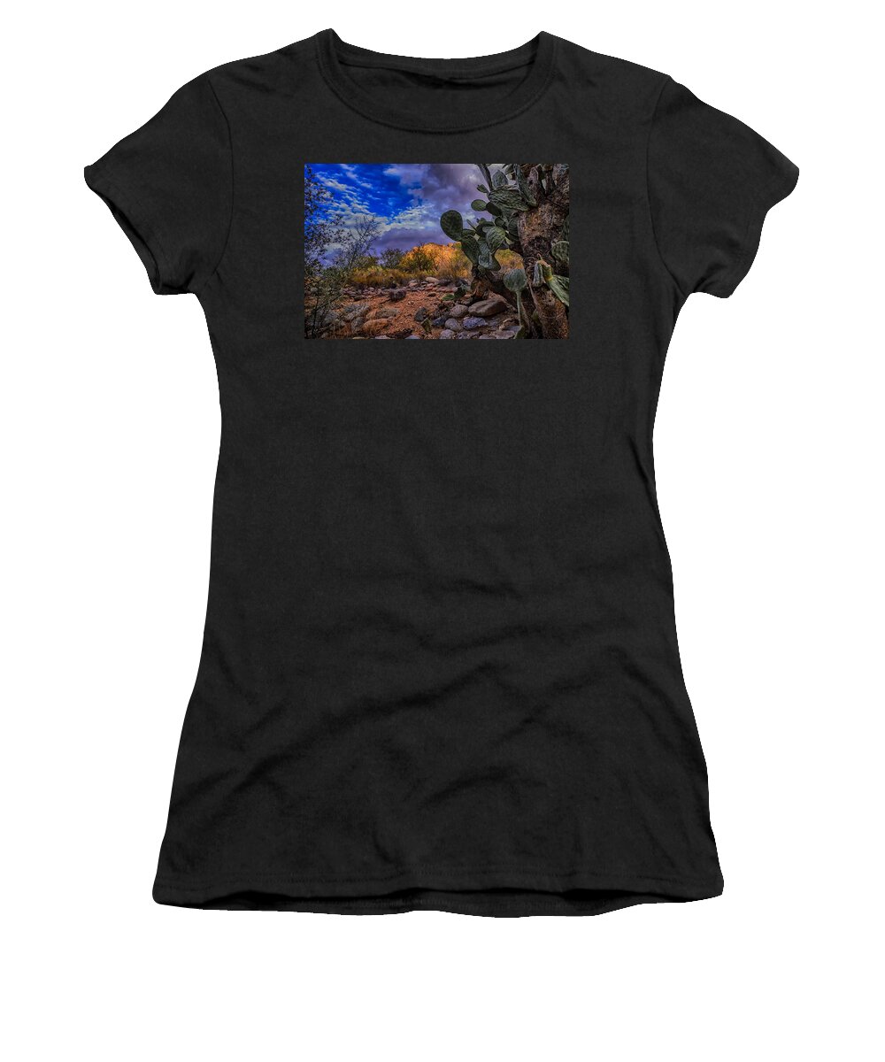 2013 Women's T-Shirt featuring the photograph Sonoran Desert 54 by Mark Myhaver