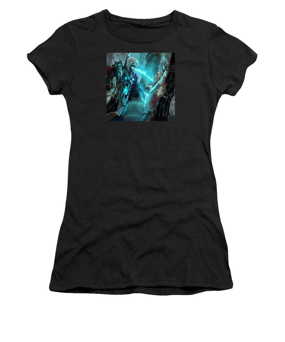 Lich Women's T-Shirt featuring the digital art Soulfeeder by Ryan Barger