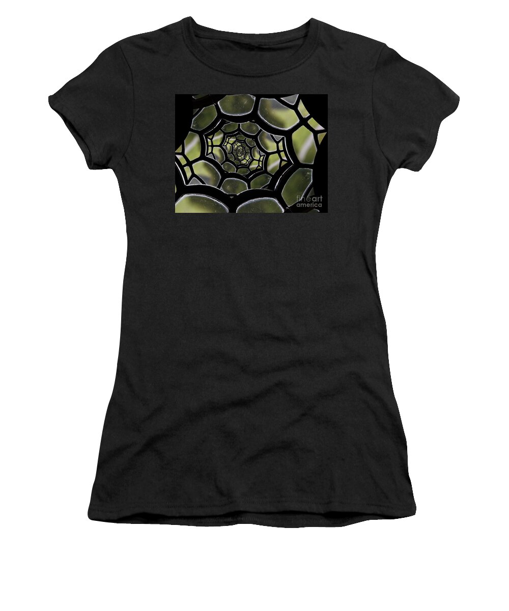 Spiral Women's T-Shirt featuring the photograph Spider's Web. by Clare Bambers