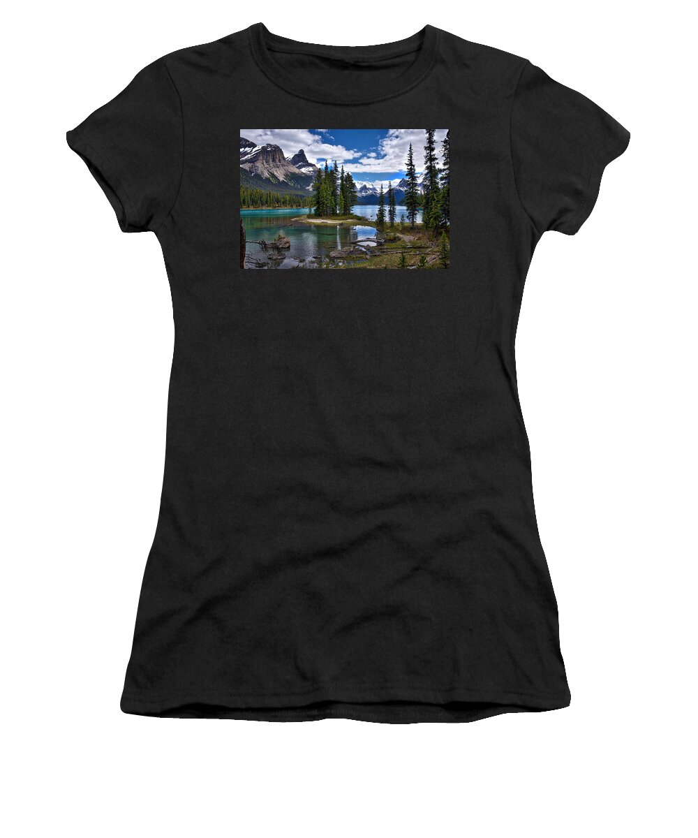 Spirit Island Women's T-Shirt featuring the photograph Spirit Island by Stuart Litoff