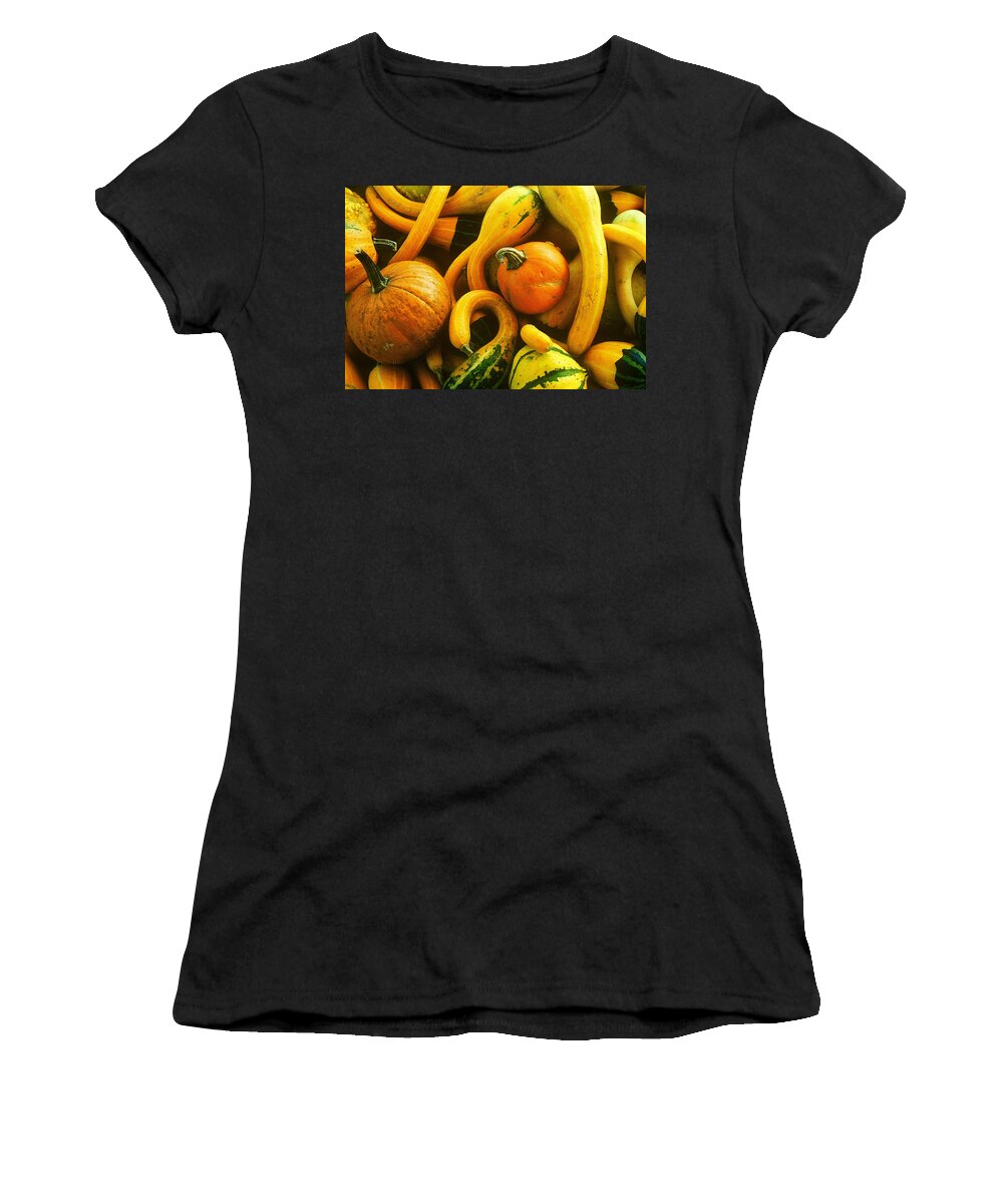 Fine Art Women's T-Shirt featuring the photograph Squash by Rodney Lee Williams