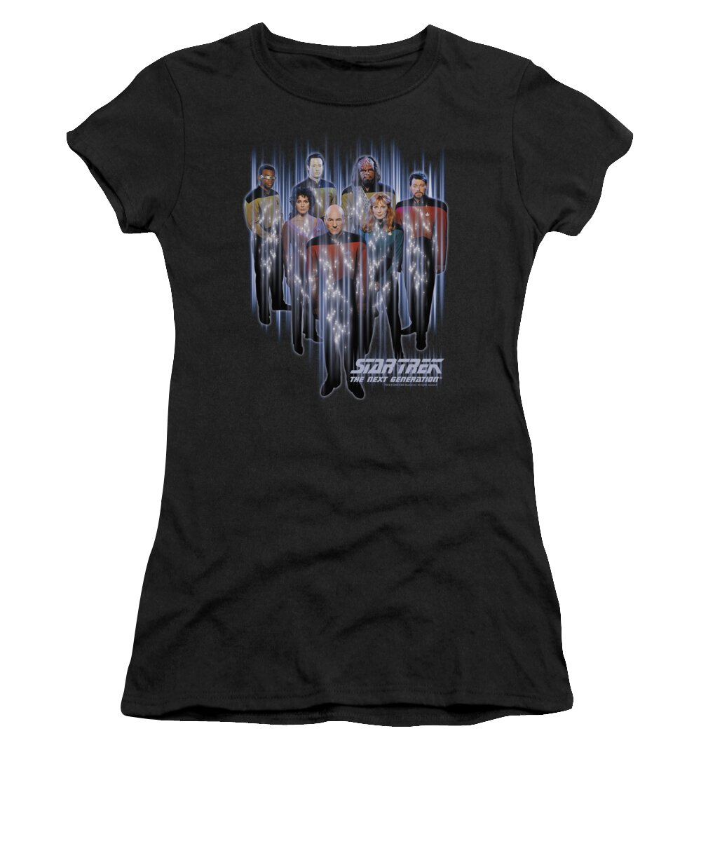 Star Trek Women's T-Shirt featuring the digital art Star Trek - Beam Us Up by Brand A
