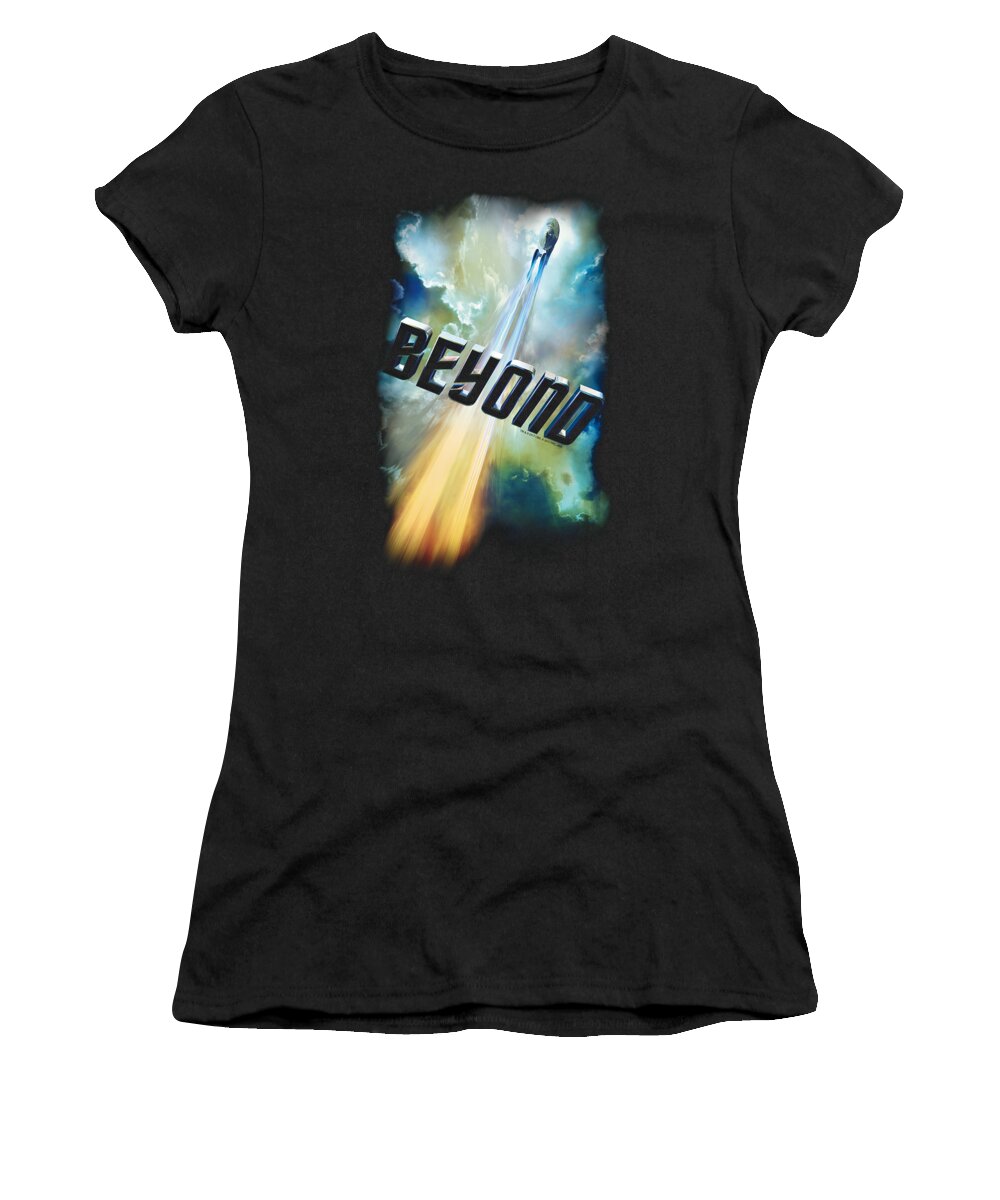  Women's T-Shirt featuring the digital art Star Trek Beyond - Beyond Poster by Brand A
