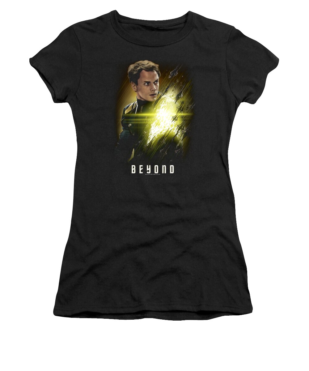  Women's T-Shirt featuring the digital art Star Trek Beyond - Chekov Poster by Brand A