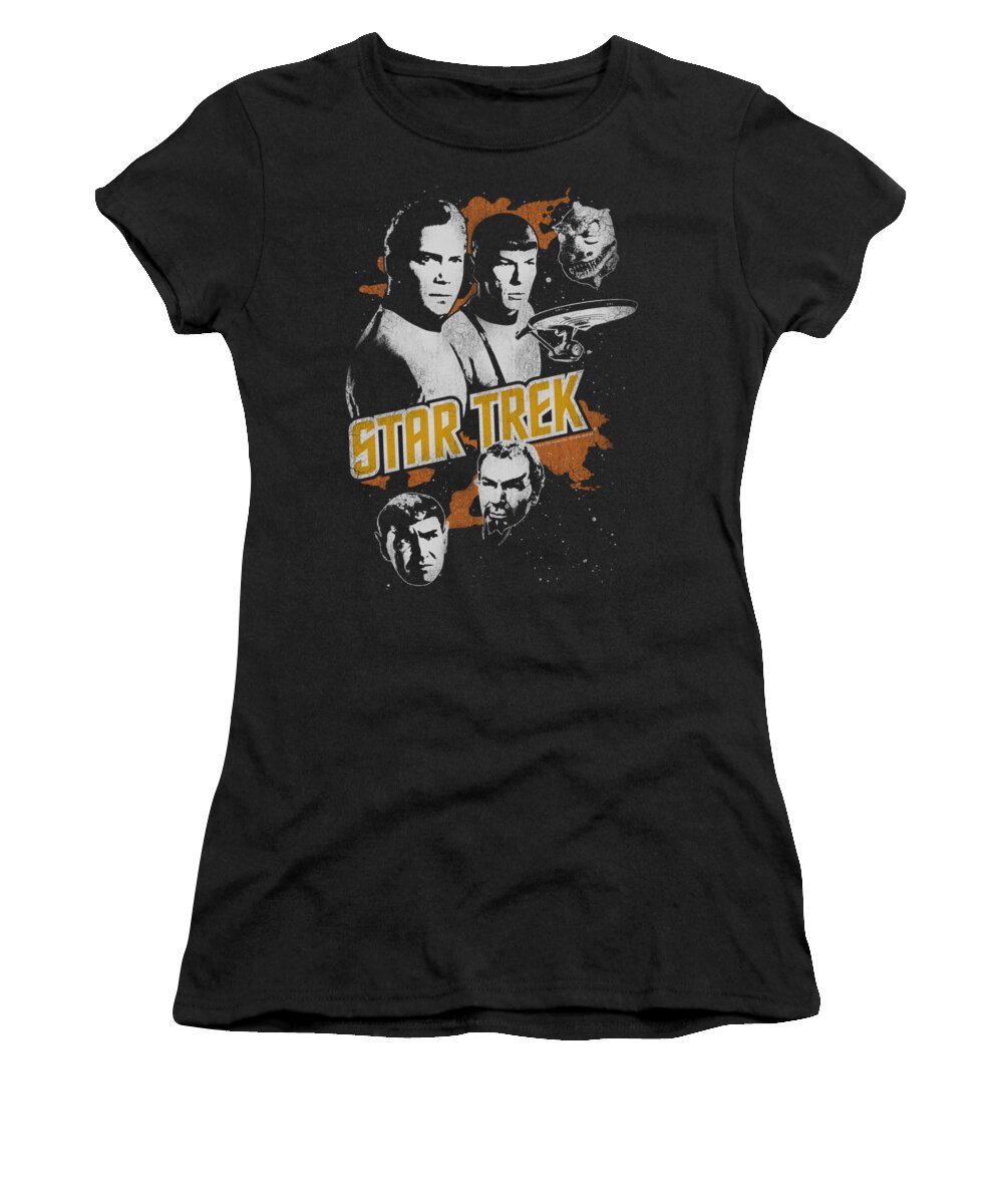 Star Trek Women's T-Shirt featuring the digital art Star Trek - Graphic Good Vs Evil by Brand A