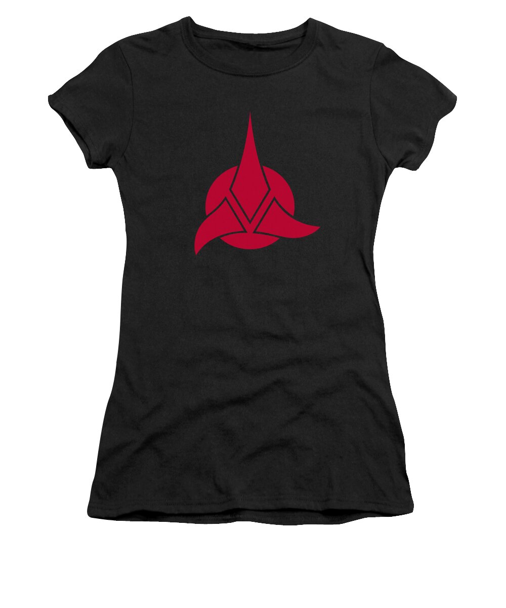 Star Trek Women's T-Shirt featuring the digital art Star Trek - Klingon Logo by Brand A