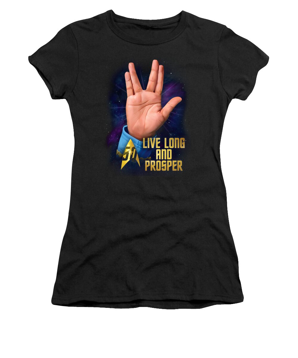  Women's T-Shirt featuring the digital art Star Trek - Llap 50 by Brand A