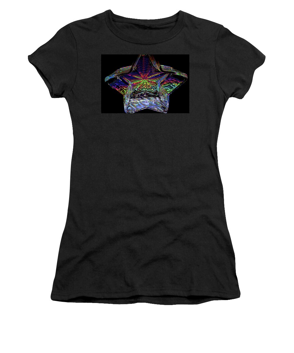 Neon Women's T-Shirt featuring the photograph Starlight by Norma Brock