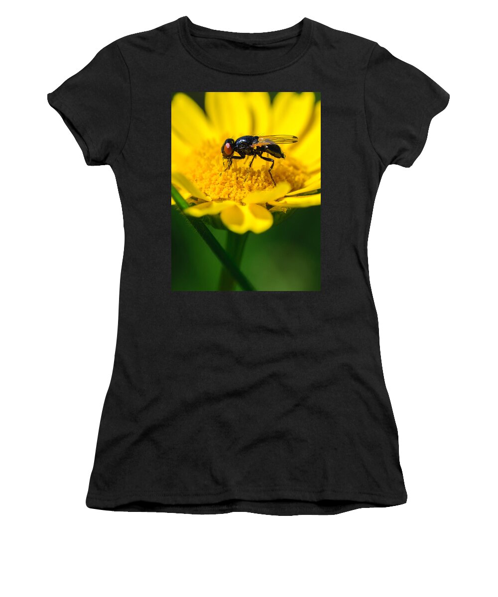 Daisy Women's T-Shirt featuring the photograph Sticky Fingers by Marco Oliveira