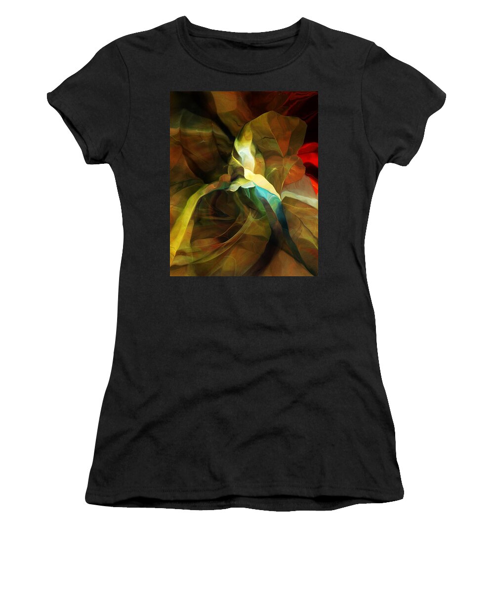  Women's T-Shirt featuring the digital art Still Life 110214 by David Lane