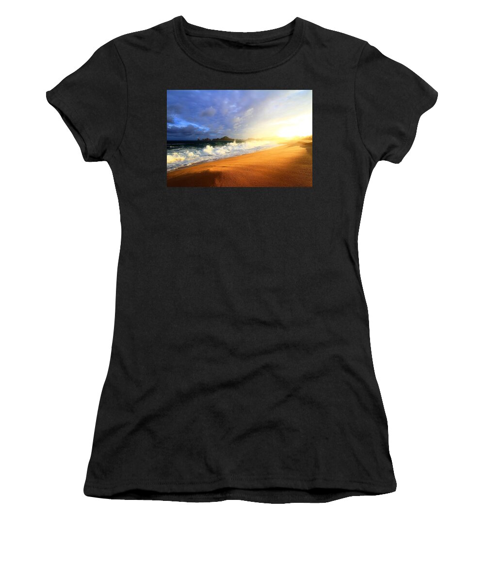 Storm Women's T-Shirt featuring the photograph Storm power by Eti Reid
