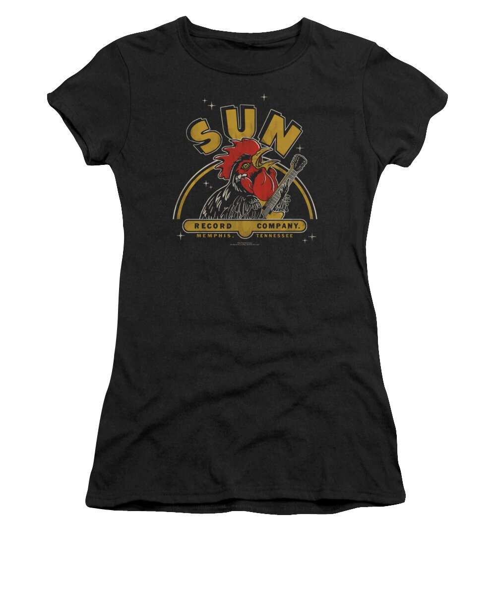  Women's T-Shirt featuring the digital art Sun - Rocking Rooster by Brand A