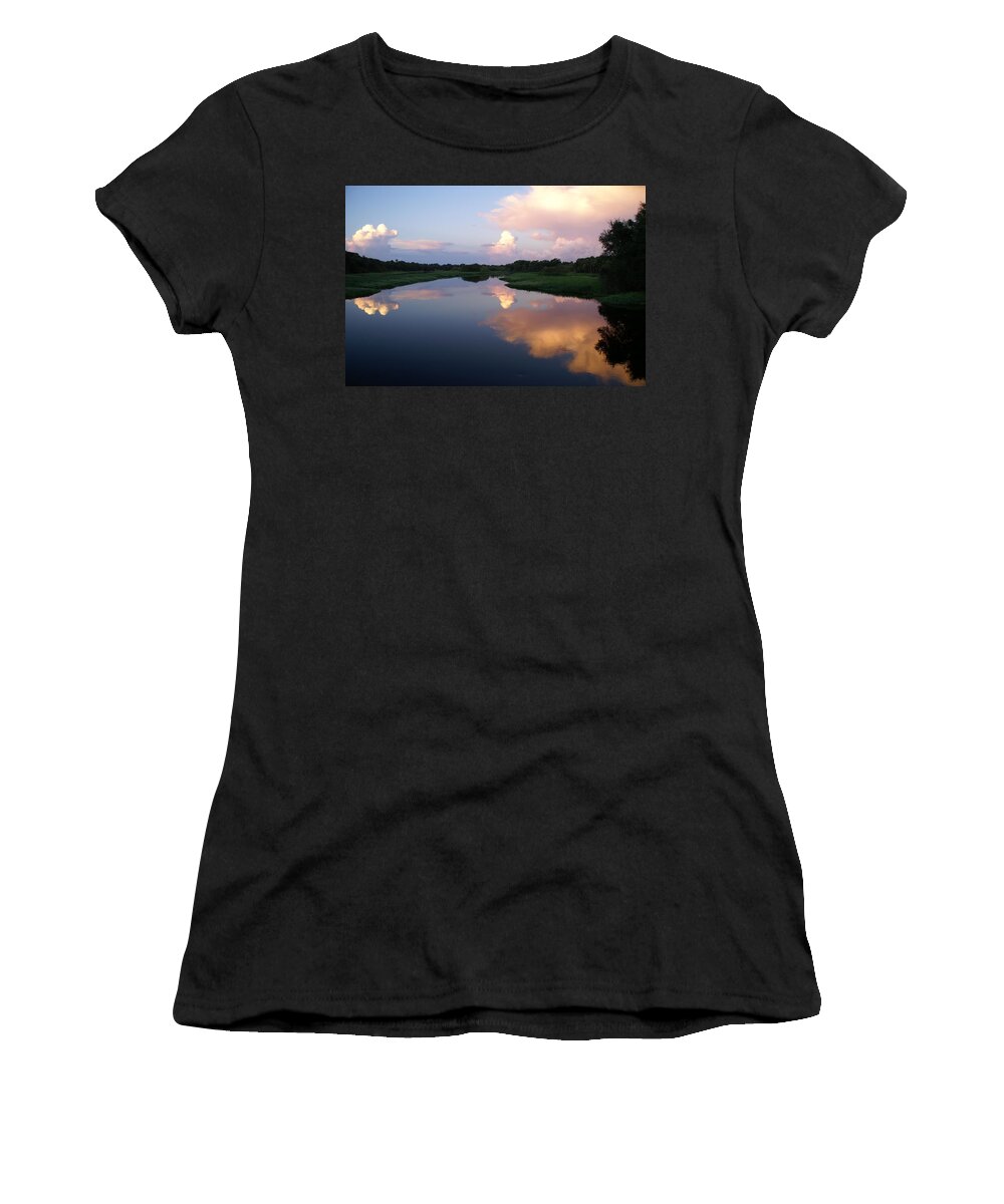 Sunrise Women's T-Shirt featuring the photograph Sunrise in Sarasota by Patricia Twardzik