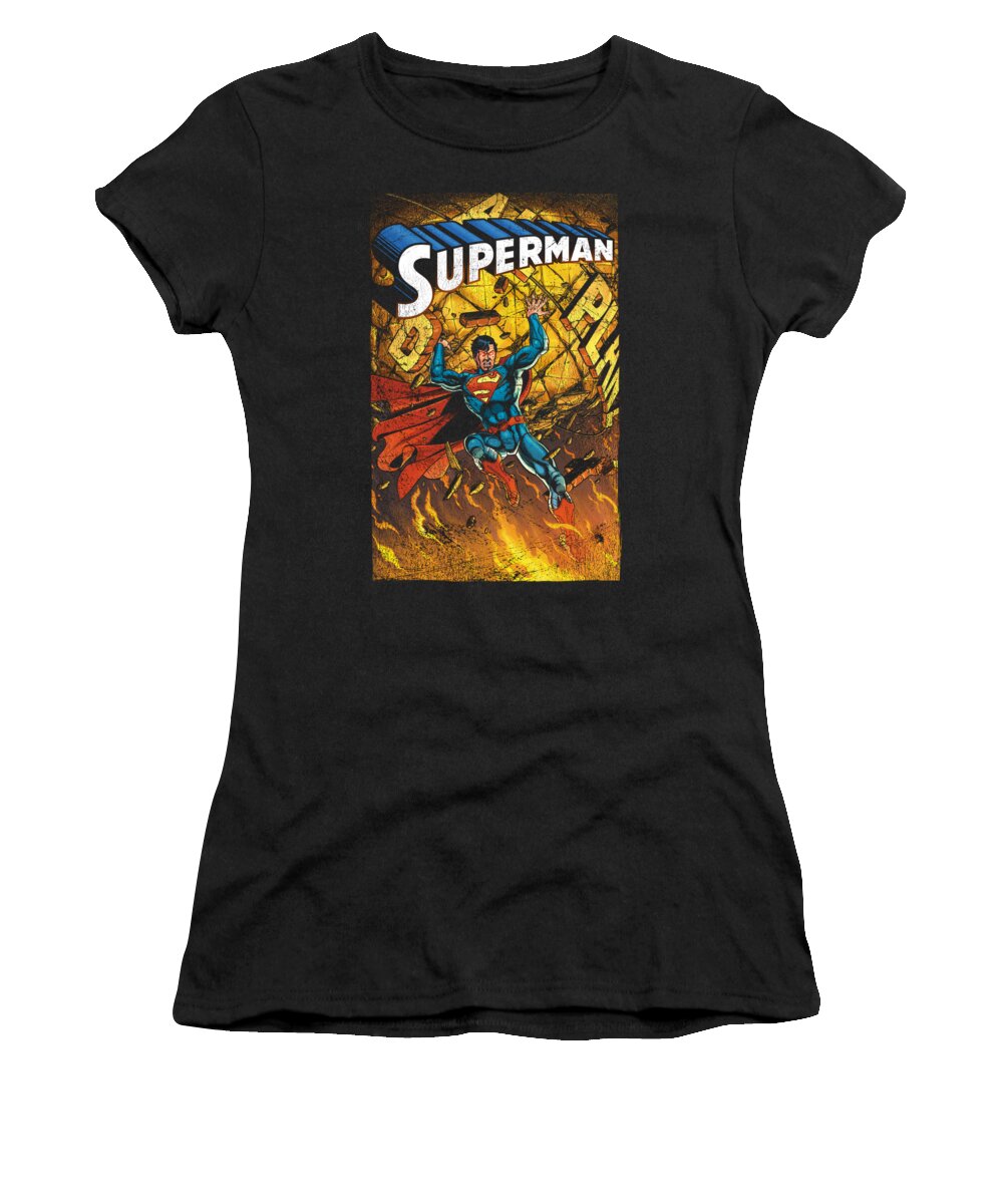  Women's T-Shirt featuring the digital art Superman - One by Brand A