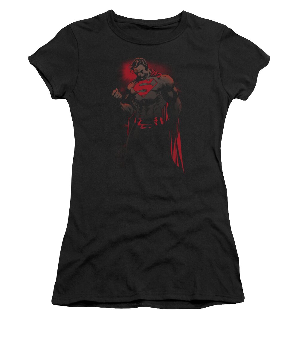  Women's T-Shirt featuring the digital art Superman - Red Son by Brand A
