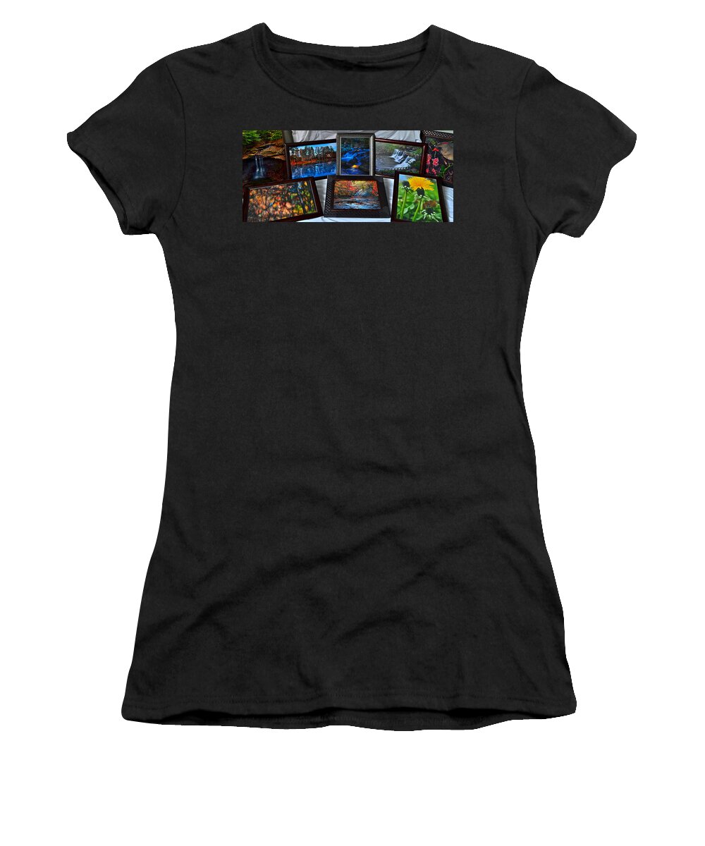 Collector Women's T-Shirt featuring the photograph The Art Collector by Frozen in Time Fine Art Photography