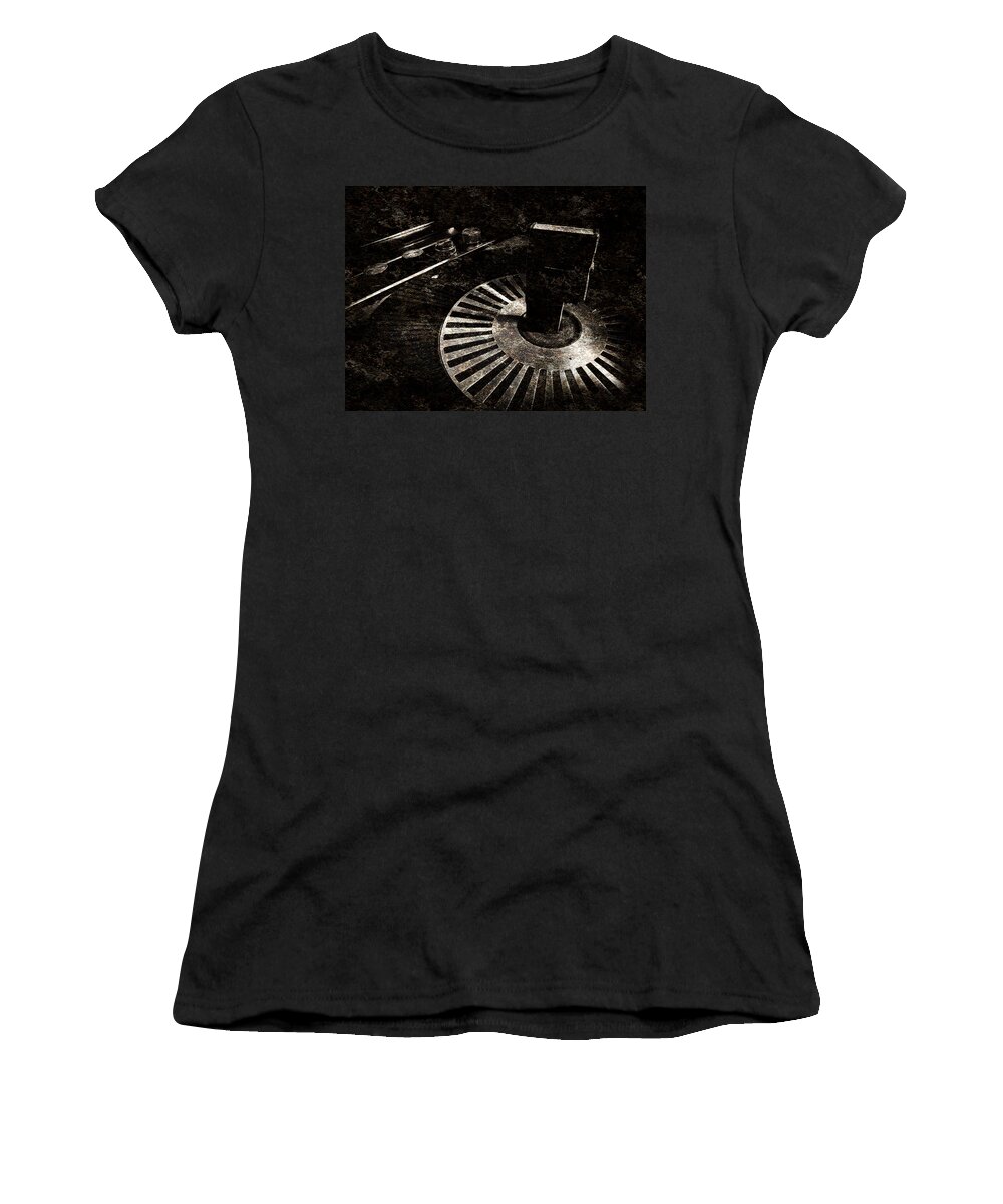 Record Player Women's T-Shirt featuring the photograph The Art of Music by Jessica Brawley