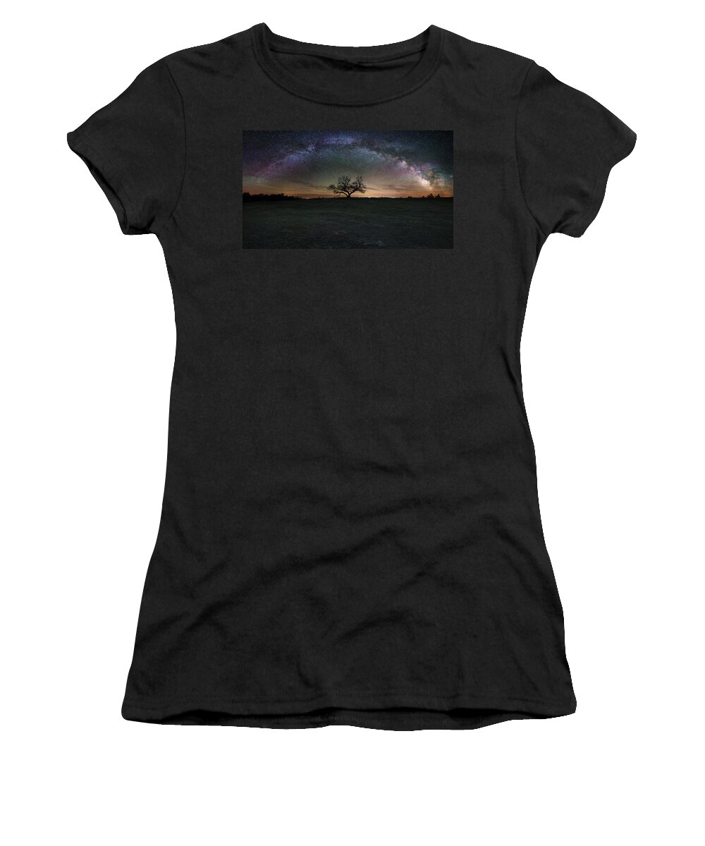 Cosmos Women's T-Shirt featuring the photograph The Cosmic Key by Aaron J Groen