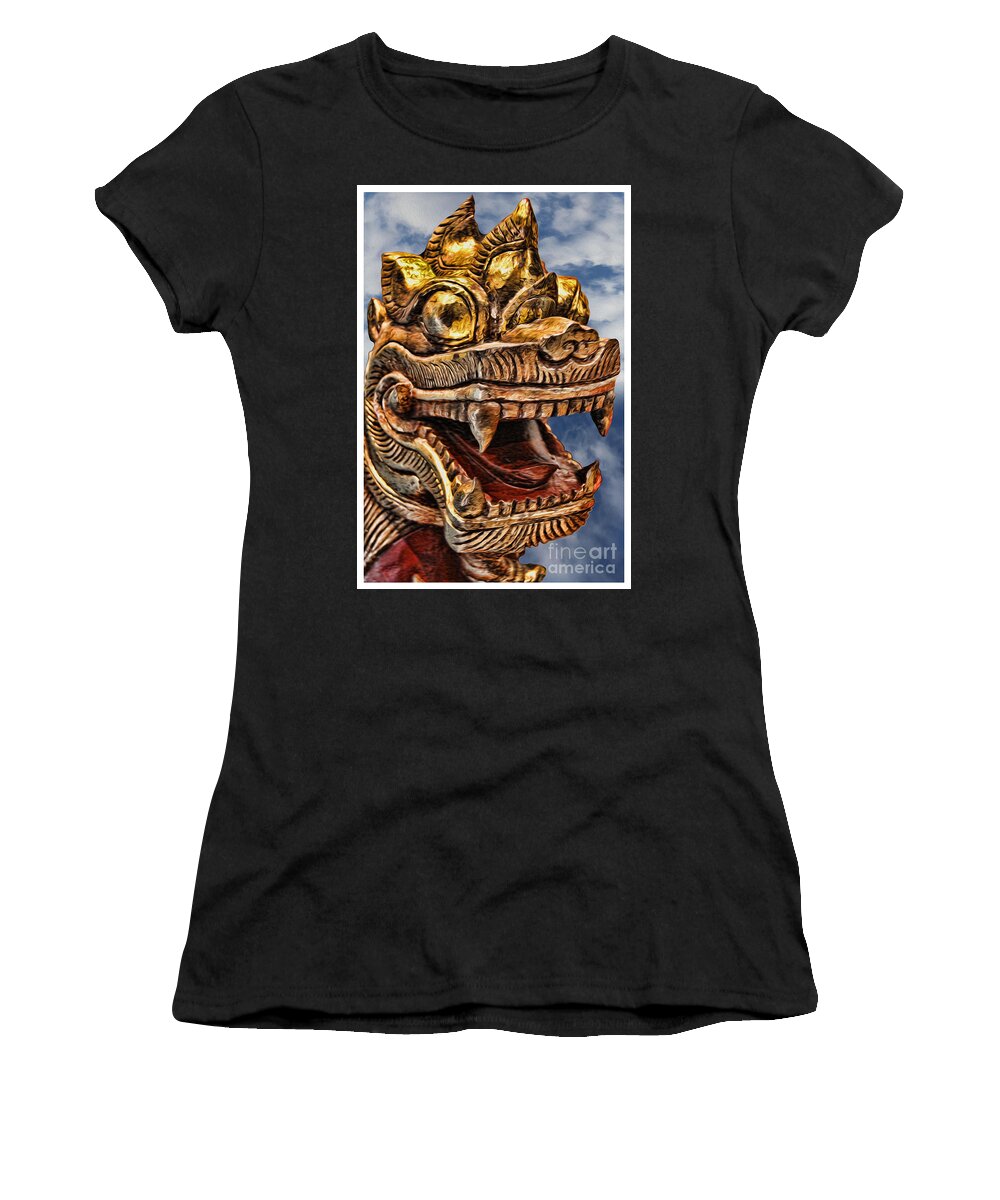 Chinese Dragon Women's T-Shirt featuring the photograph The Emperor's Dragon by Lee Dos Santos