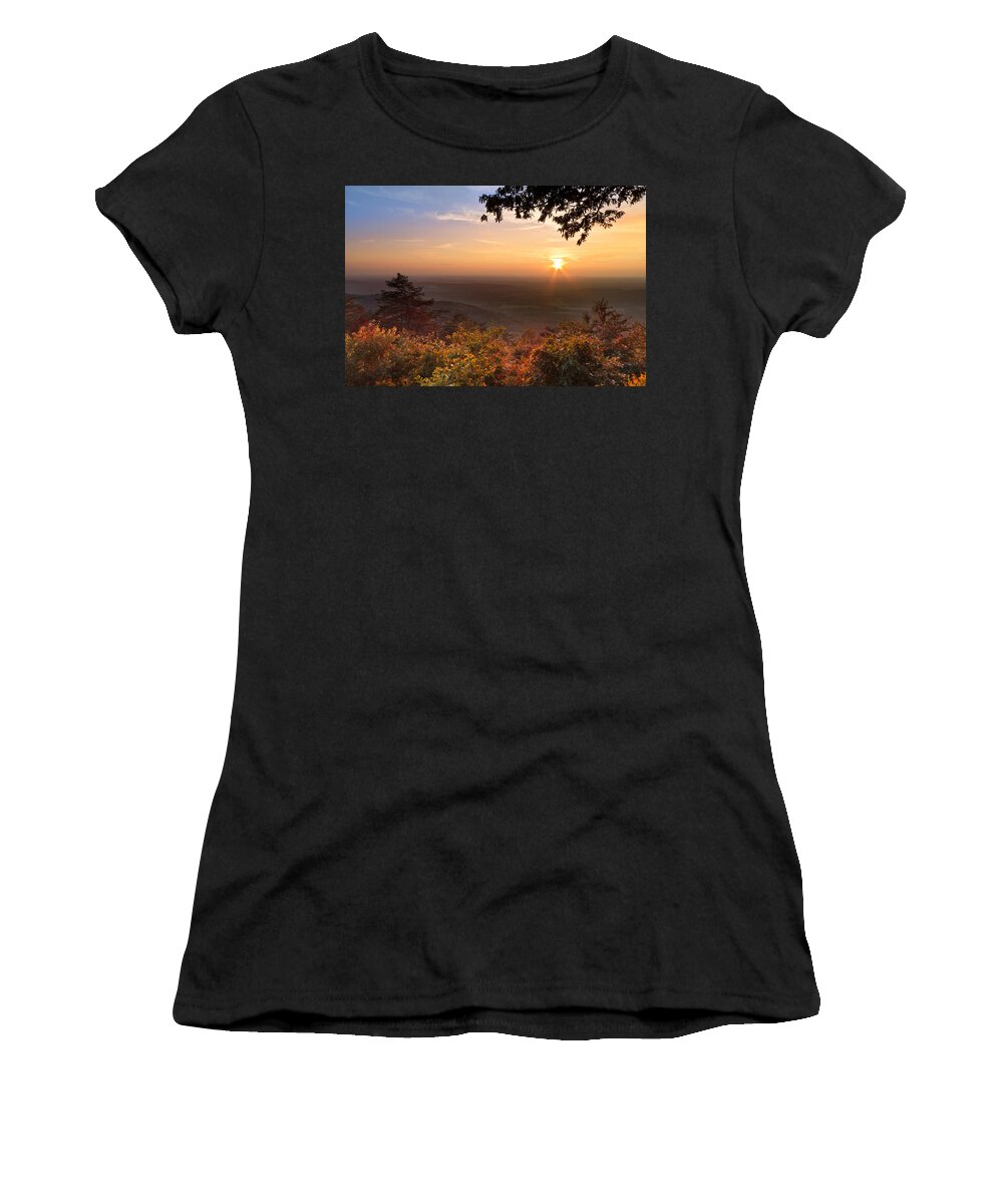 Appalachia Women's T-Shirt featuring the photograph The Evening Star by Debra and Dave Vanderlaan