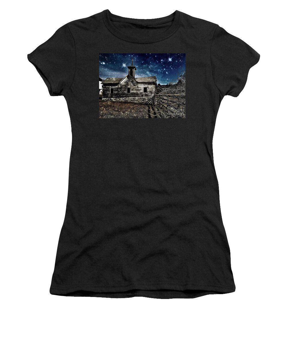 Star Women's T-Shirt featuring the digital art The First Snowfall by Kevyn Bashore