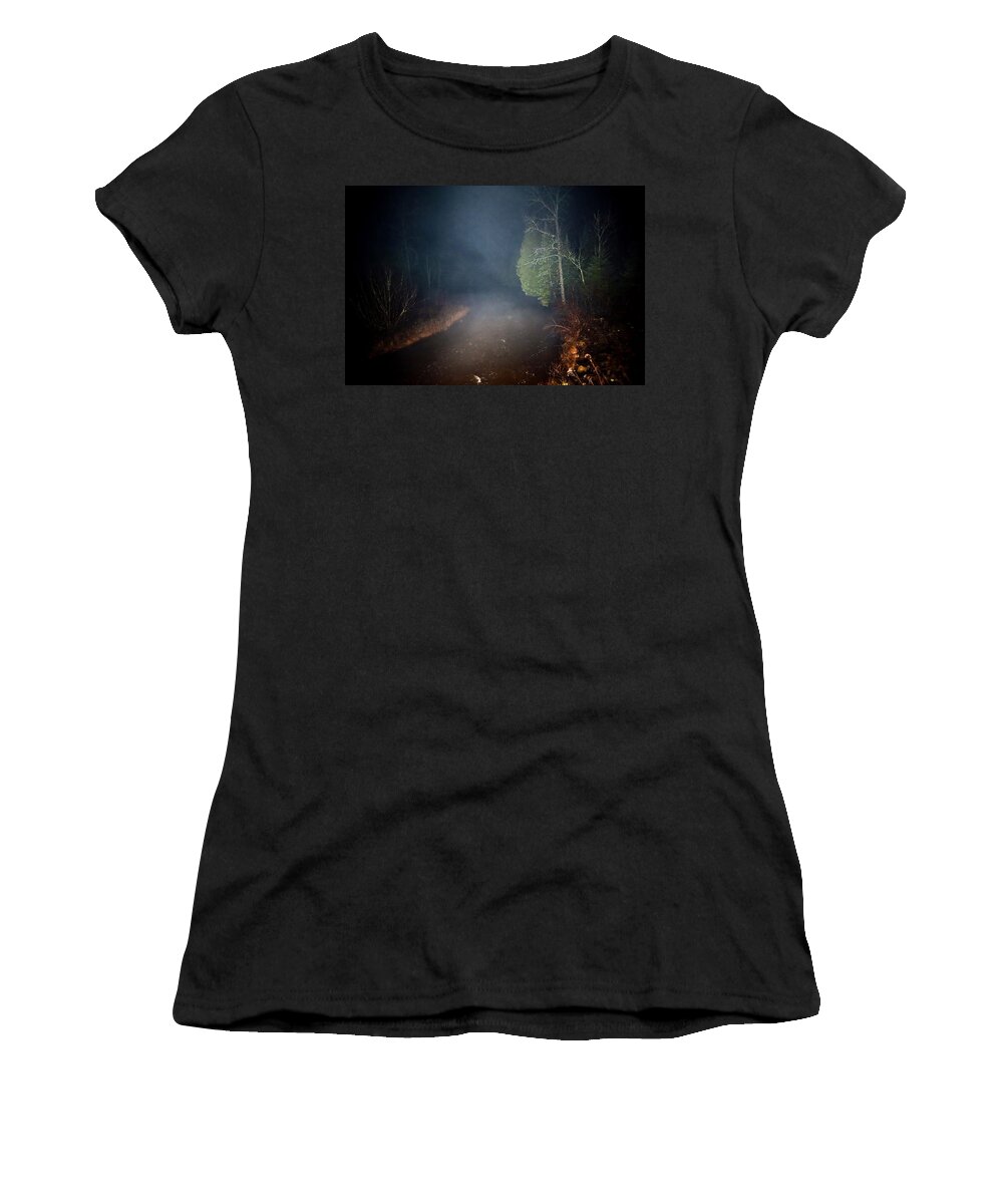 Fog Women's T-Shirt featuring the photograph The Formless is Not by Steven Dunn