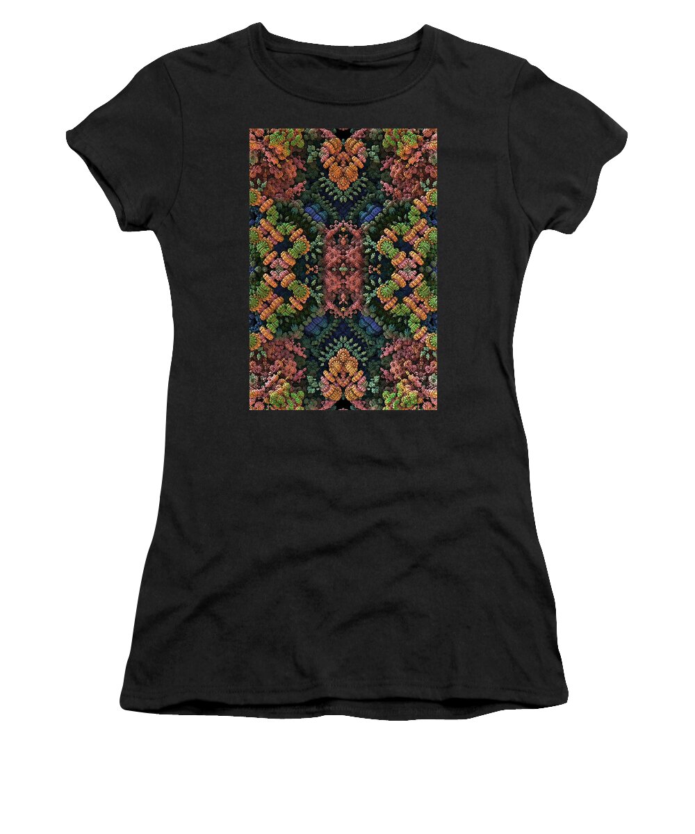 Fractal Women's T-Shirt featuring the digital art The Grotto by Lyle Hatch