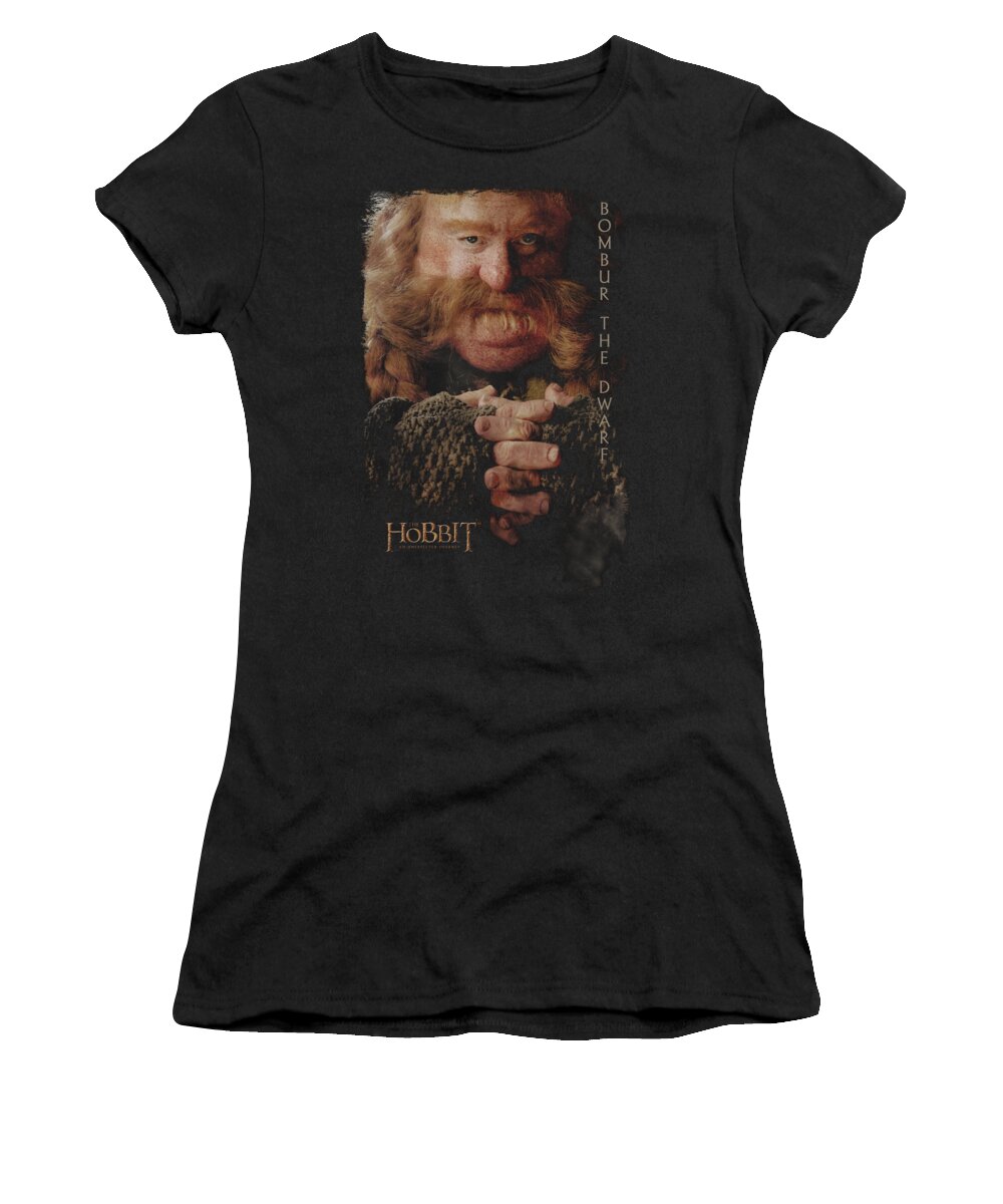 The Hobbit Women's T-Shirt featuring the digital art The Hobbit - Bombur by Brand A