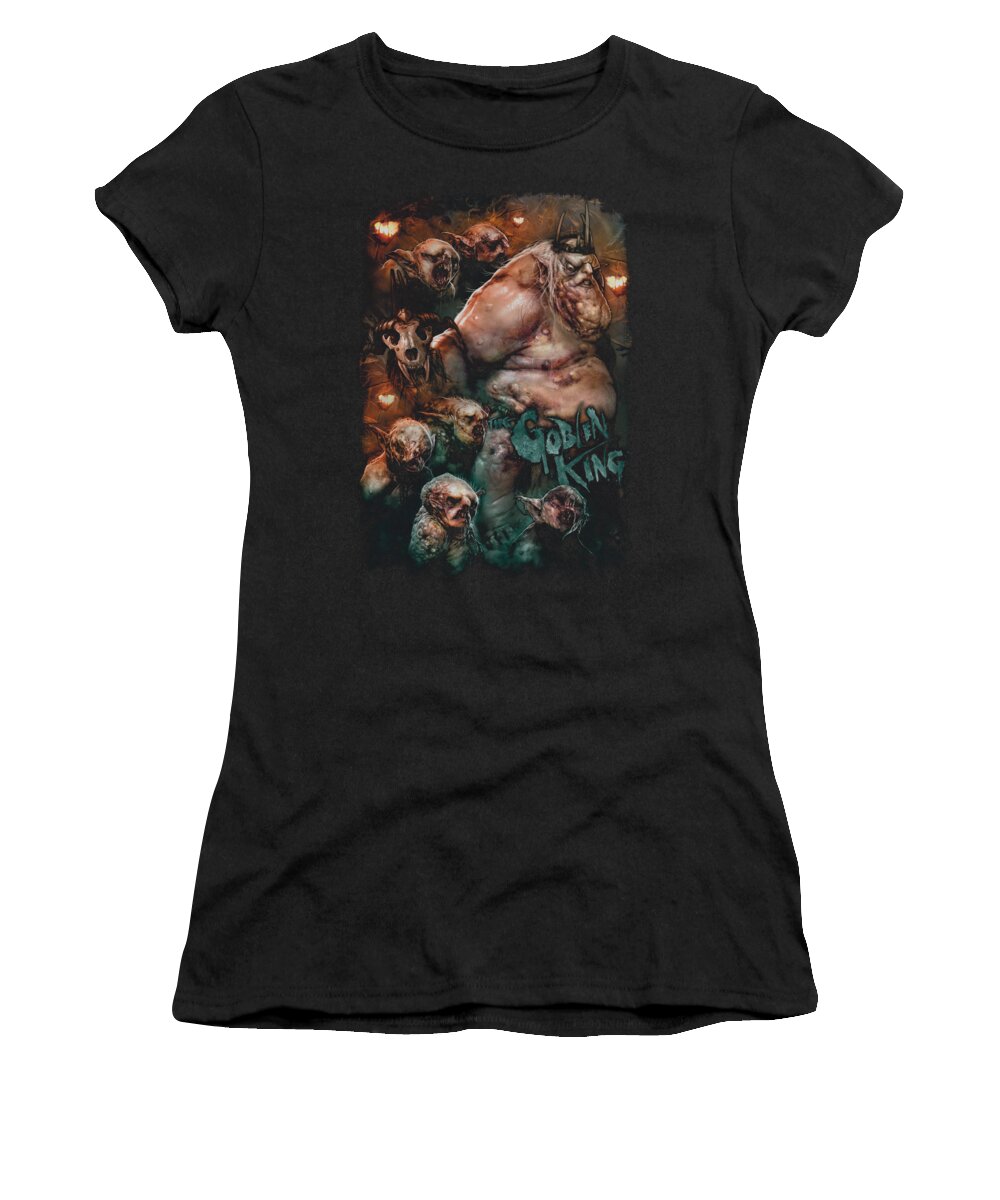  Women's T-Shirt featuring the digital art The Hobbit - Goblin King by Brand A