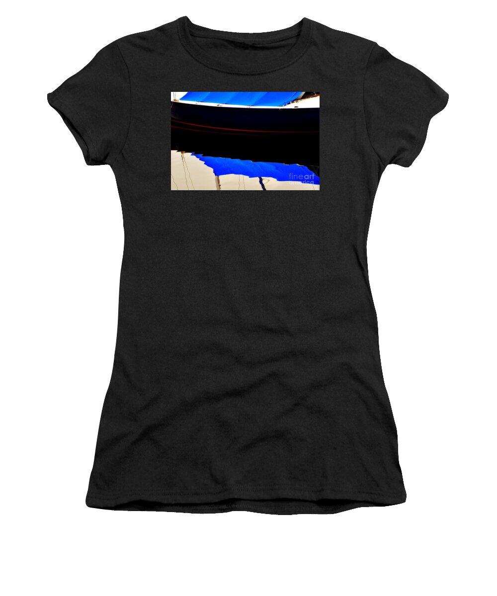 Abstract Women's T-Shirt featuring the photograph The Inner Side of Surface - Limited Edition by Lauren Leigh Hunter Fine Art Photography