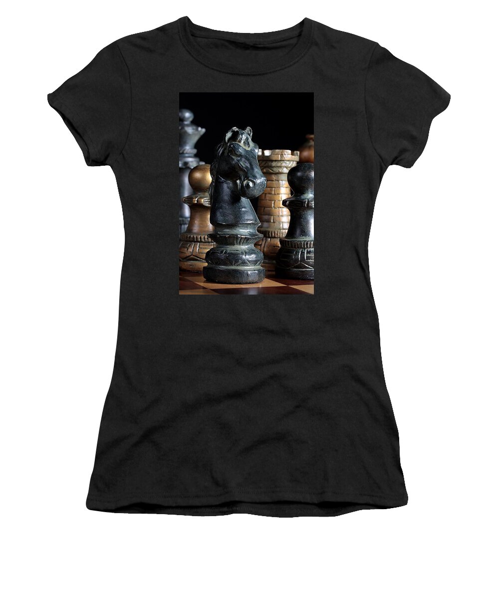 Games Women's T-Shirt featuring the photograph The Knights Challenge by Joe Kozlowski