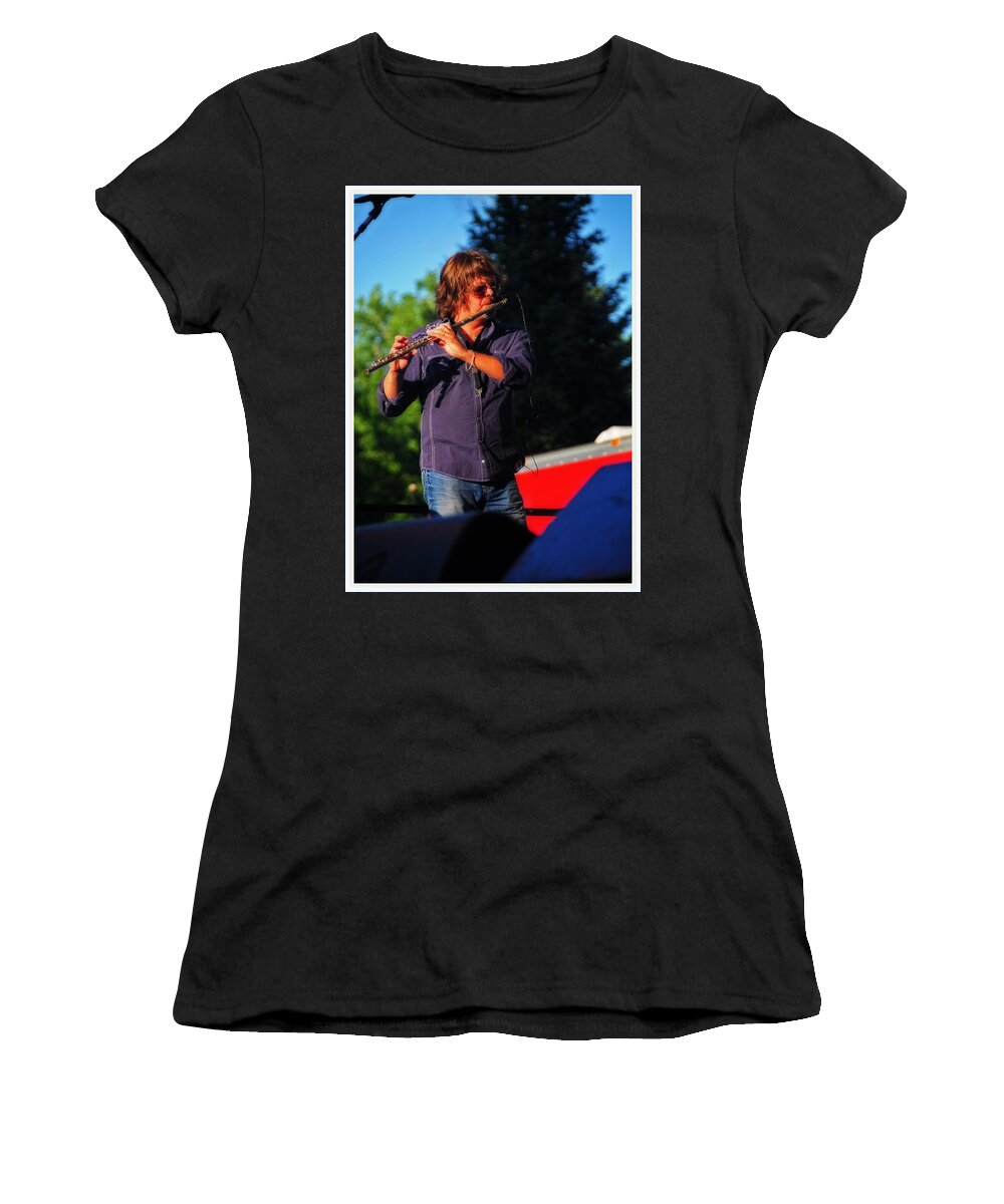 Music Women's T-Shirt featuring the photograph The Marshall Tucker Band's Marcus by Mike Martin