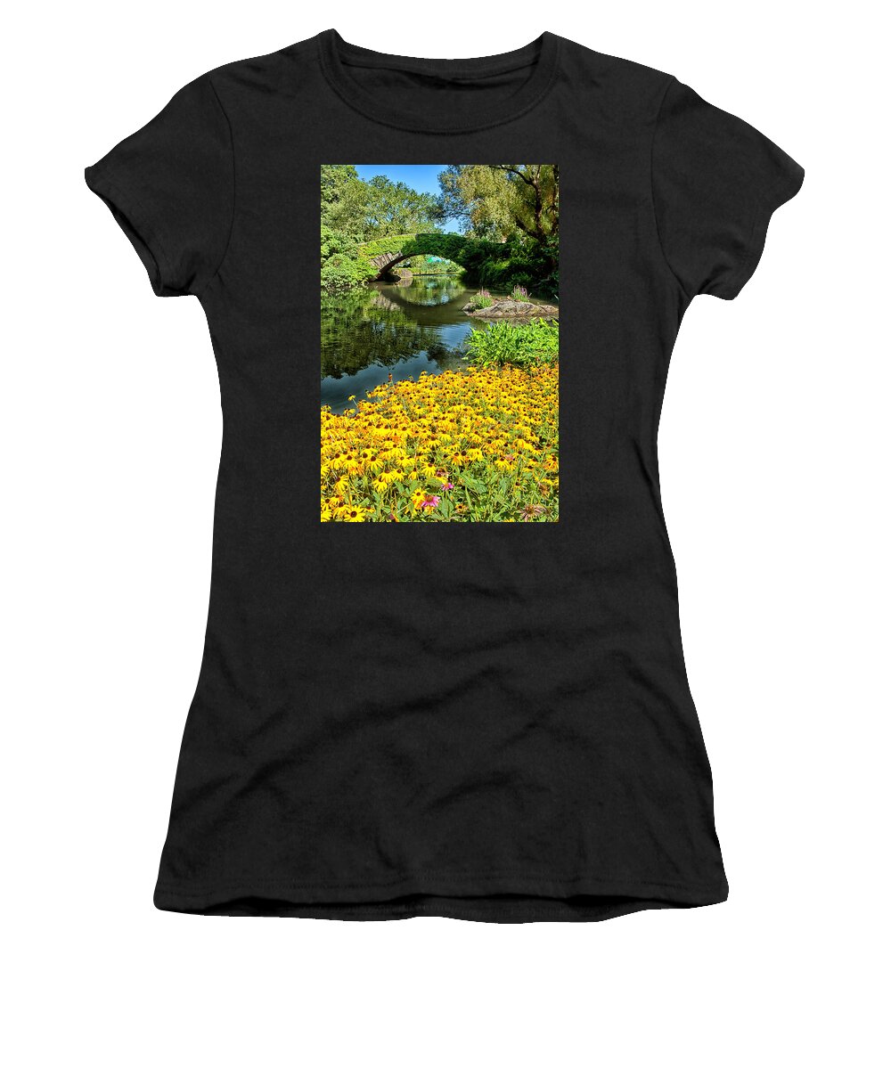 Pond Women's T-Shirt featuring the photograph The Pond by Karol Livote