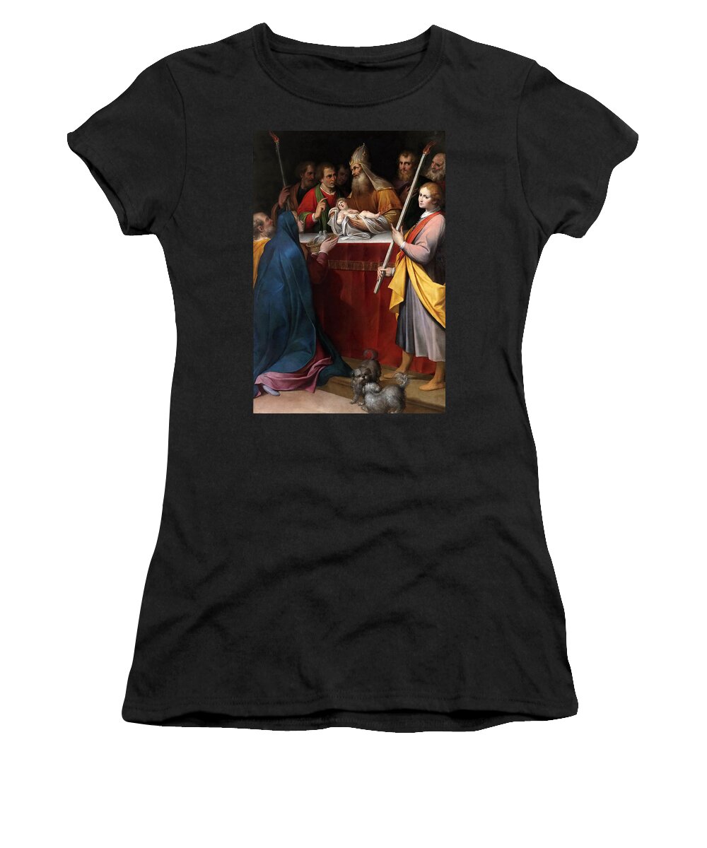 Camillo Procaccini Women's T-Shirt featuring the painting The Presentation in the Temple by Camillo Procaccini