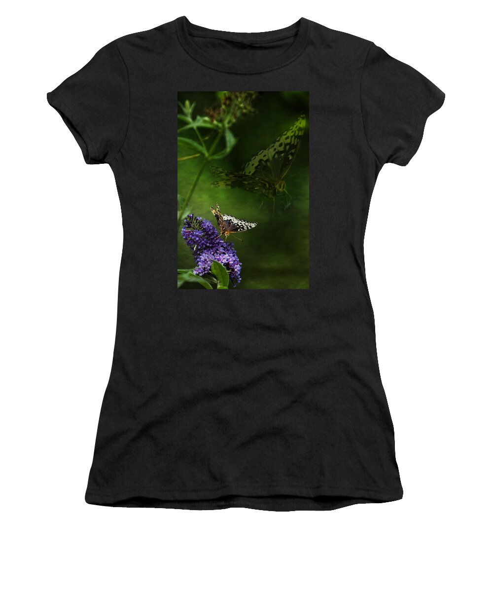 Butterfly Women's T-Shirt featuring the photograph The Psyche by Belinda Greb
