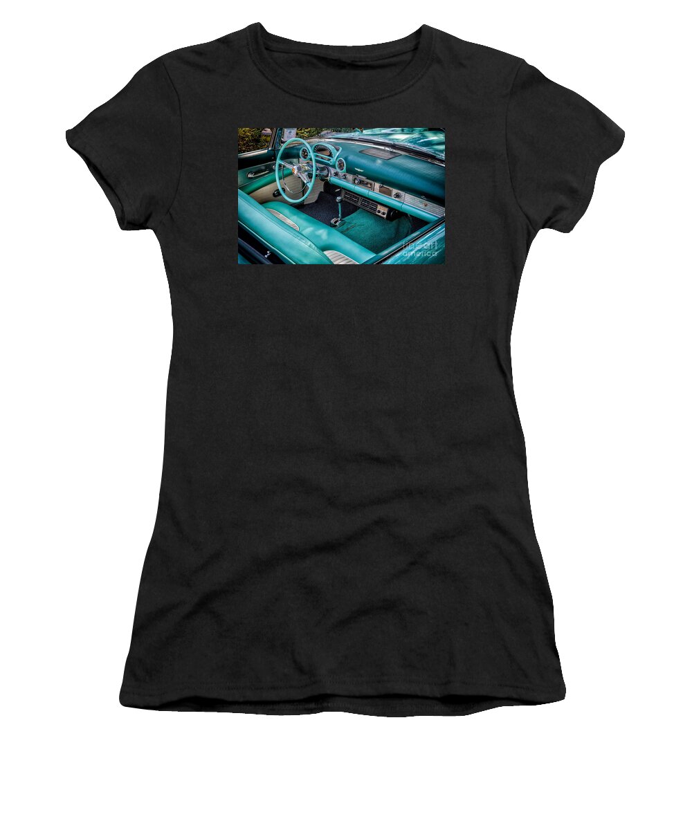 Ford Women's T-Shirt featuring the photograph The Ford Thunderbird by Adrian Evans