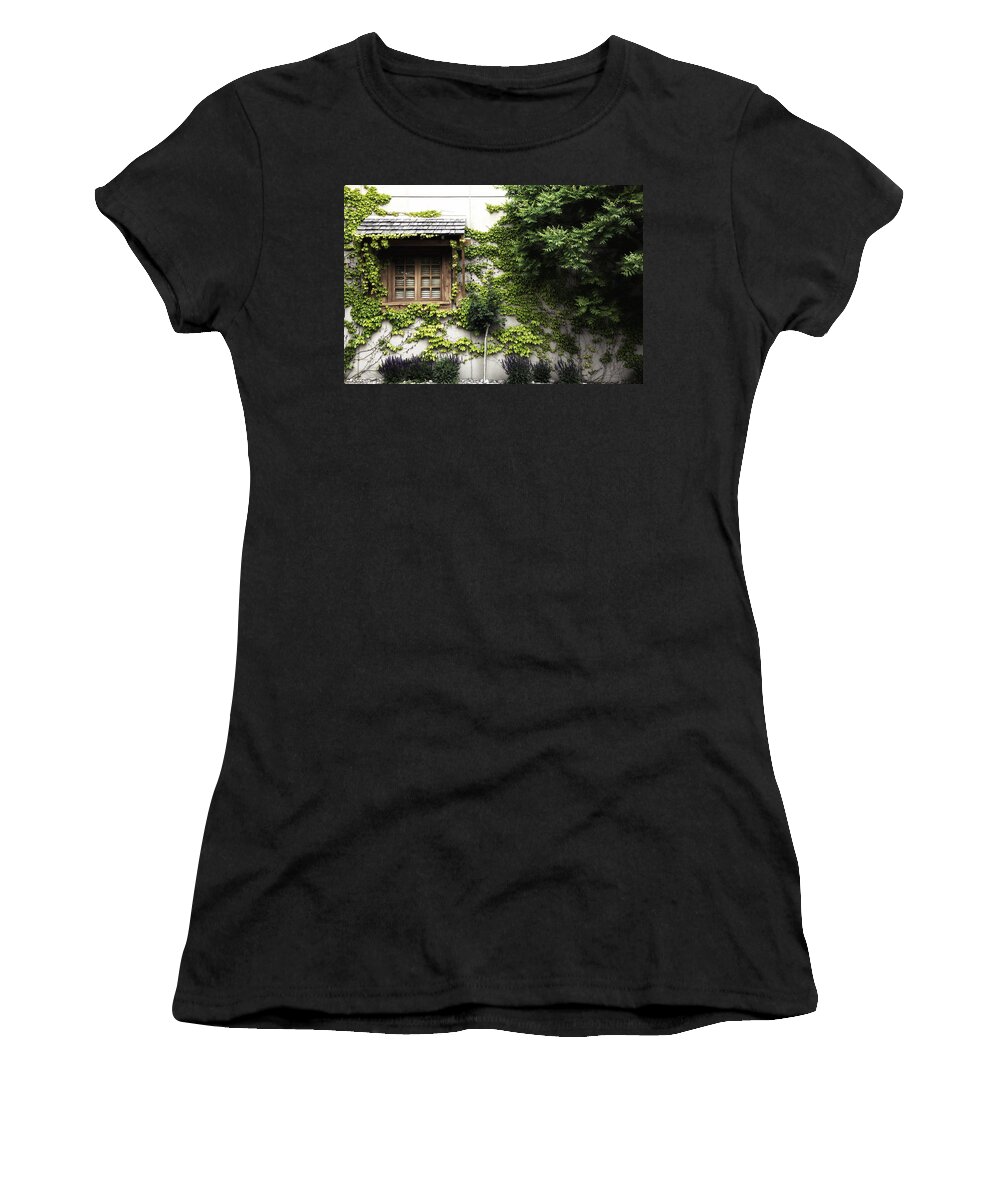 Colour Women's T-Shirt featuring the photograph This Side of the Window in Colour by Monte Arnold