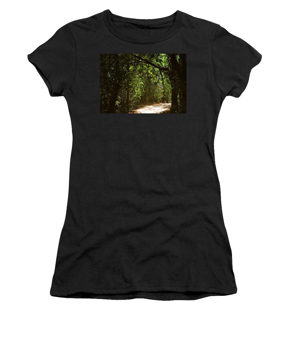 India Women's T-Shirt featuring the photograph Through the Jungles by Jenny Rainbow