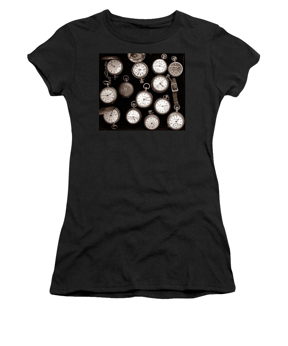 Pocket Women's T-Shirt featuring the photograph Time Gone by Olivier Le Queinec