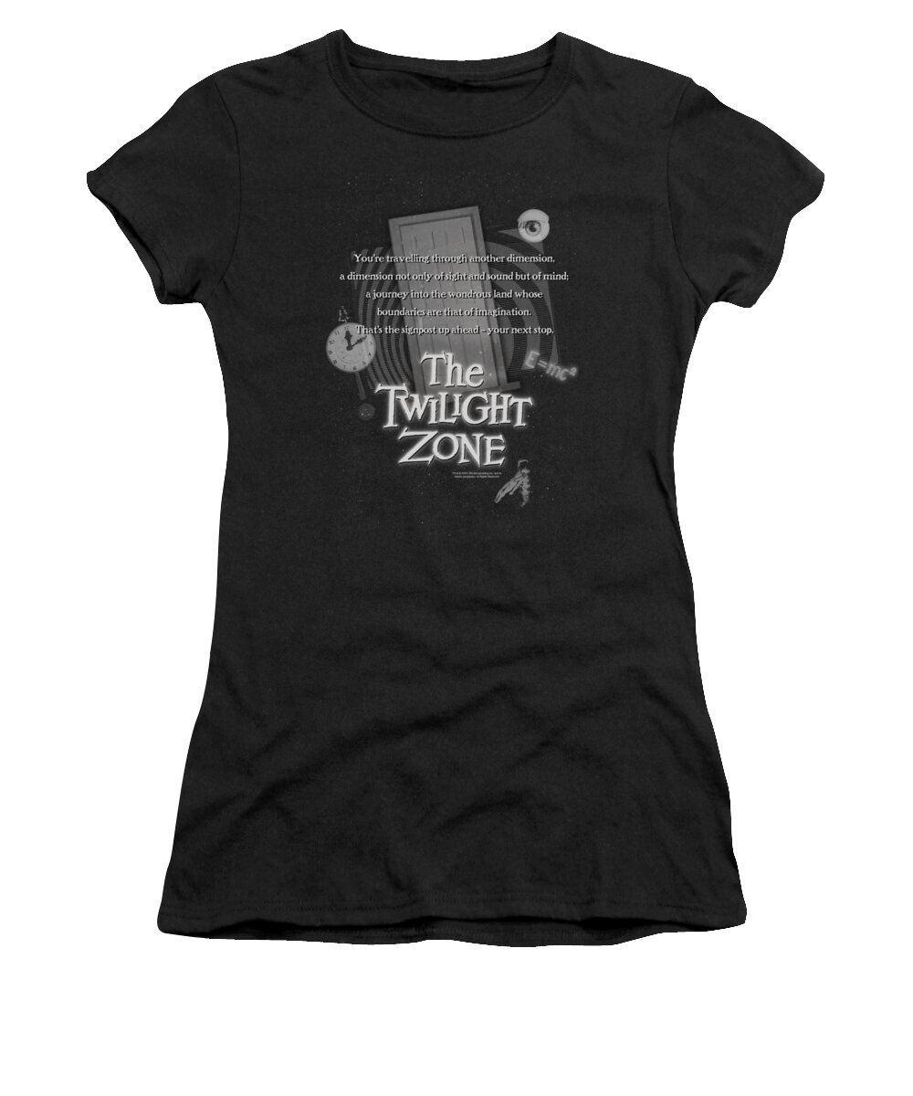 Twilight Zone Women's T-Shirt featuring the digital art Twilight Zone - Monologue by Brand A