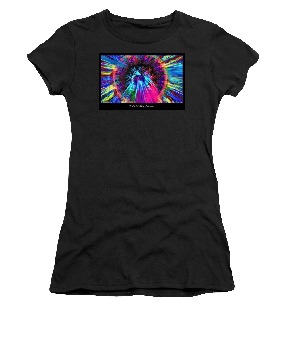 Fractal Women's T-Shirt featuring the digital art Twinkling by Missy Gainer