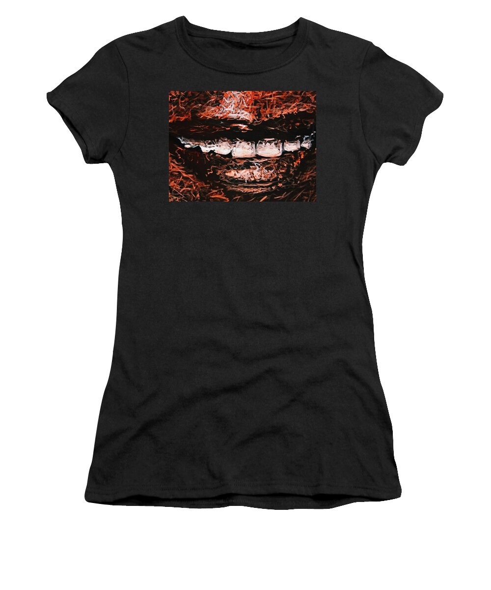 Happy Women's T-Shirt featuring the photograph Unknown Smile by William Rockwell