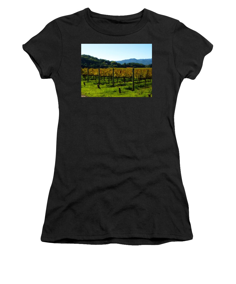 Landscape Women's T-Shirt featuring the photograph Up Valley by Ann Nunziata