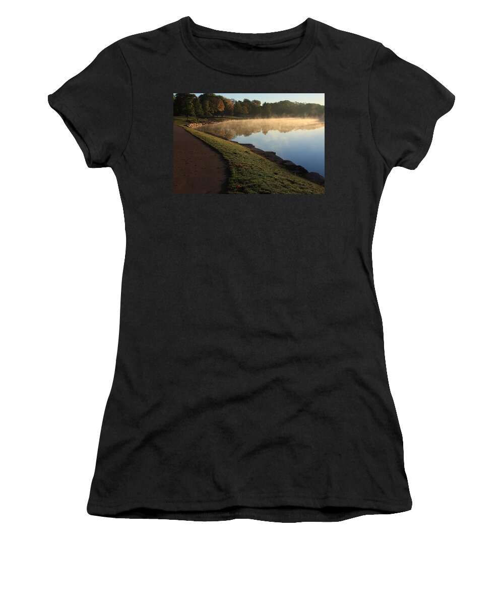 Pond Women's T-Shirt featuring the photograph Vapors by Lyle Hatch