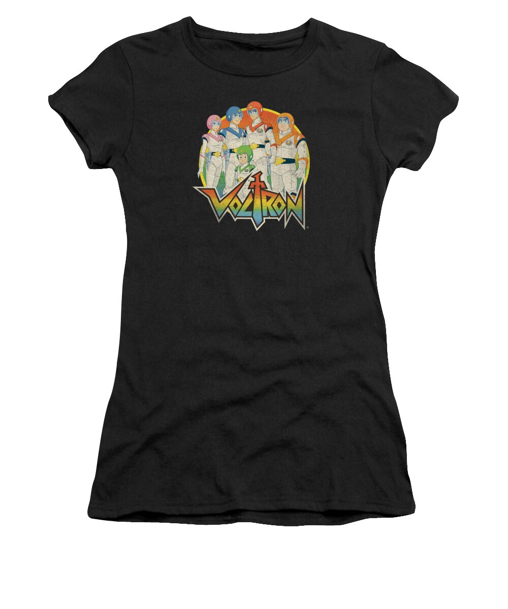  Women's T-Shirt featuring the digital art Voltron - Group by Brand A